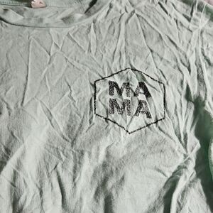 Mint Green 'MAMA' Graphic Tee